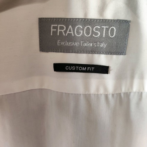 White men's Fragosto shirt like new, size 43