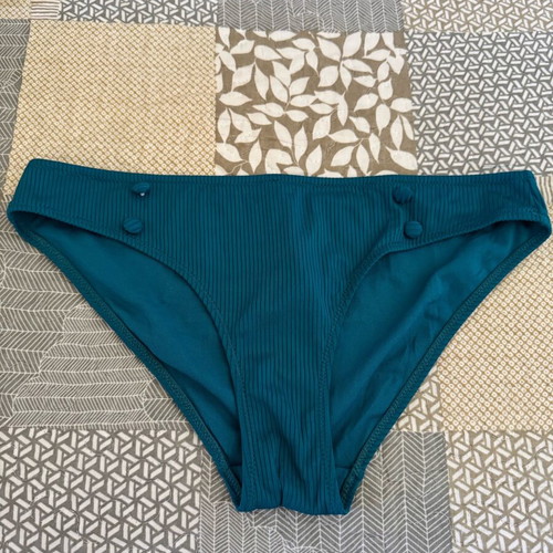 Bikini set like new, 2 pieces, black and blue, Kiabi