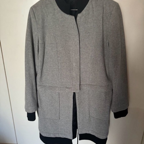 Milk and Honey coat used, size XL, gray