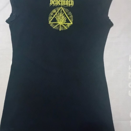 Behemoth women's t-shirt used, Satanist album official merch, size S