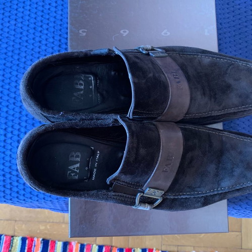 FABI shoes brown loafers like new, size 44