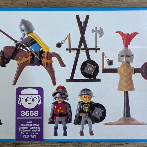 Playmobil Knights 3668 Training Set New, sealed box