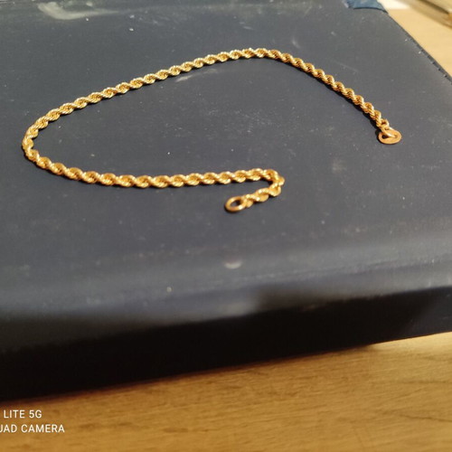 Gold 14K chain bracelet new, 20cm, 4.3g