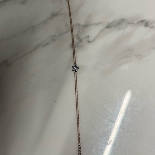 Anna Maria Mazaraki rose gold bracelet with black star like new