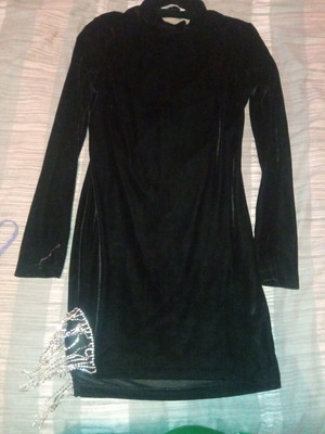 Winter dress black like new, size S