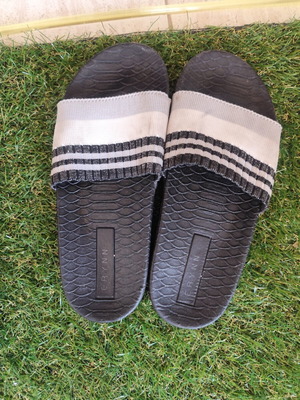 Flip flops black size 39 used, soft and comfortable