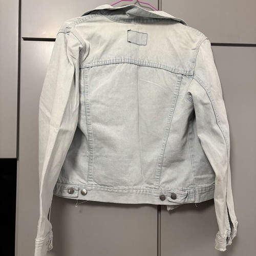 Vintage Denim Jacket Jackelin Lee Light Blue Wash Size L Like New