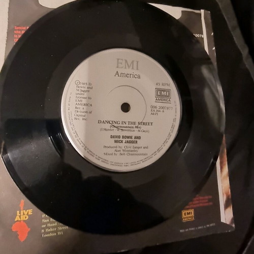 Dancing In The Street 7" single used, Greek edition 1985