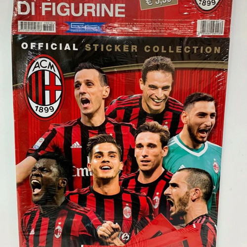 Milan 2018 official sticker collection album new, collectible