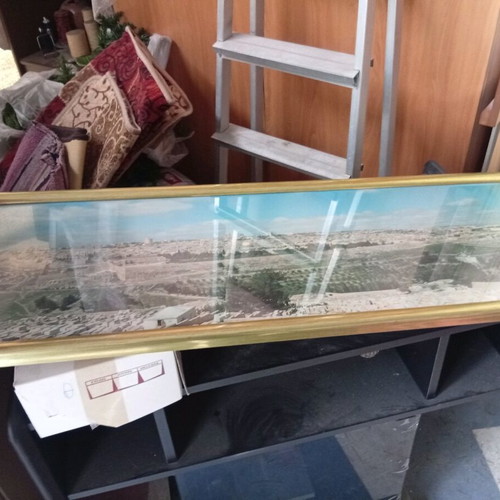Frame new 0.40x1.02 with gilded frame