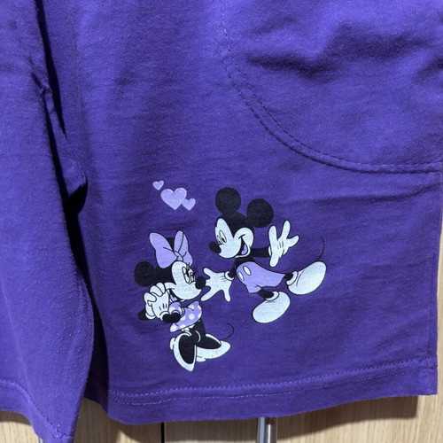 Fawn cotton sleepwear set like new, white and purple, size M