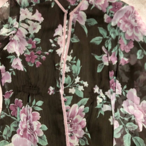 Cortefiel evening blouse with transparency like new