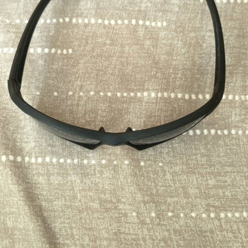 Mask-style sunglasses like new, black and orange