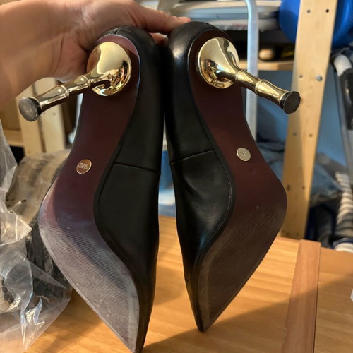 Zara leather pumps used size 38