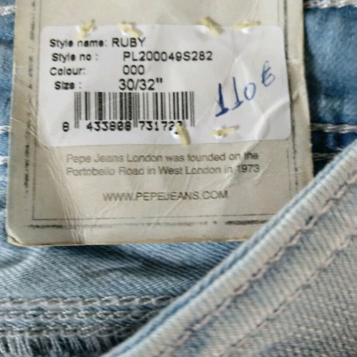 Pepe jeans W30 L32 γυναικείο καινούργιο με ταμπέλες
