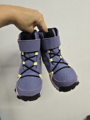 Adidas boots size 24, purple