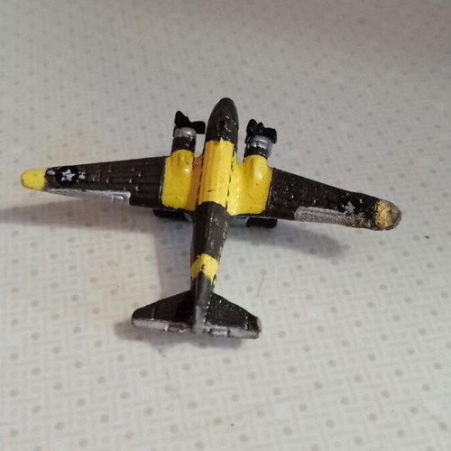 Micro Machines fighter plane used with minor wing damage