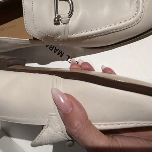 Isabel Marant leather loafers ivory size 41 new