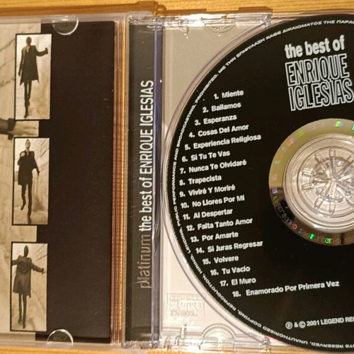 Enrique Iglesias The Best of Platinum Edition CD like new, pop