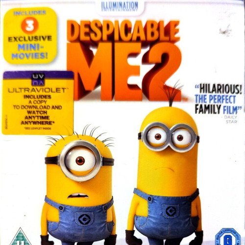 Despicable Me 2 Blu-Ray used, animated comedy with English subtitles