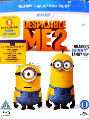 Despicable Me 2 Blu-Ray used, animated comedy with English subtitles
