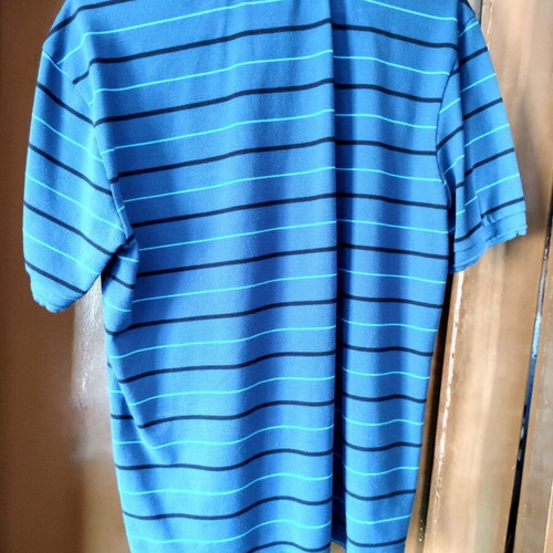 Slazenger men's blue striped polo size L like new