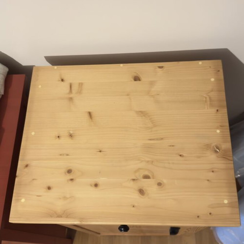 Handmade vertical furniture with drawer and cabinet, like new