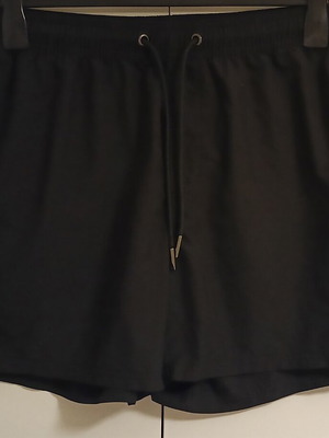 Bershka men's swim shorts black XL new