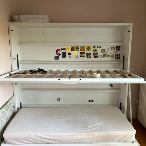 Bunk beds used, only the lower bed in excellent condition