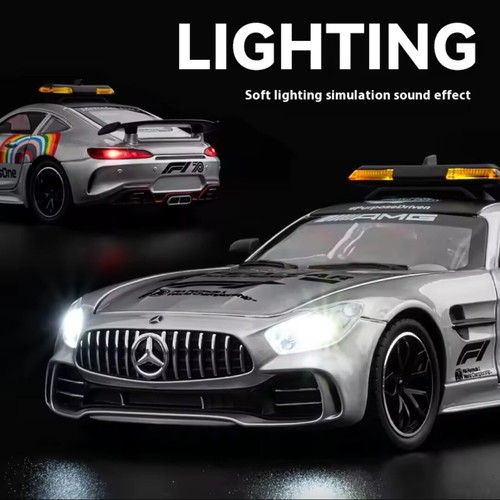 F1 Safety car ασημένιο καινούριο στο κουτί