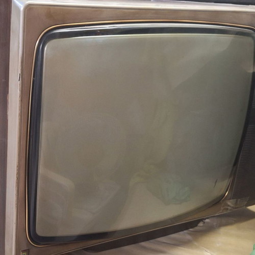 Vintage television used
