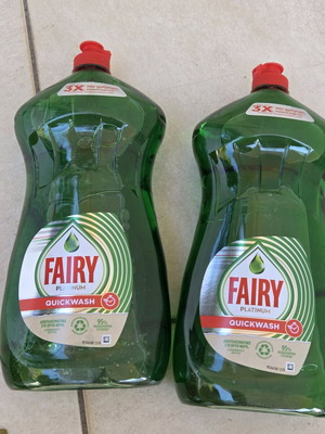 Υγρό πιάτων Fairy καινούριο, πακέτο 2, 120ml