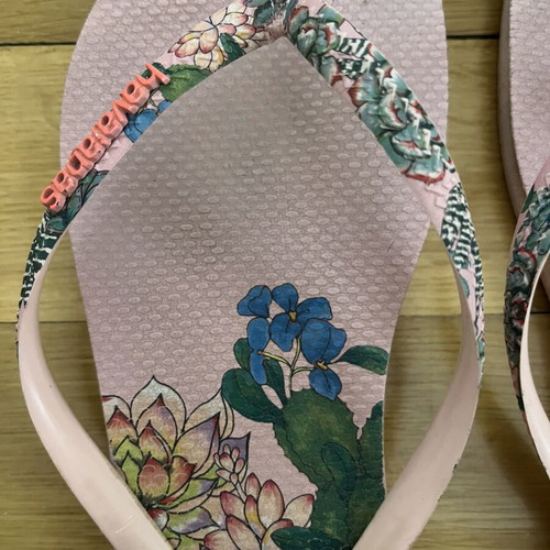 Havaianas flip-flops used, size 39-40, pink