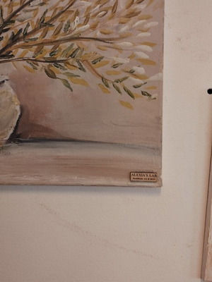Olive painting new, hand-painted in our workshop