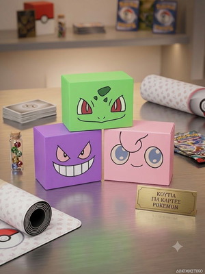 Premium θήκες για Pokémon decks καινούργιο, με σχέδια χαρακτήρων