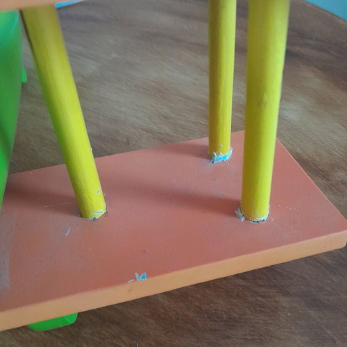 Children's ceiling light used for kids room with defects