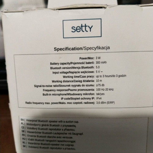 Setty Waterproof Bluetooth Speaker GB-601