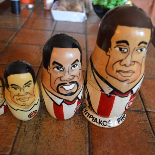 Olympiakos Babushka used, handmade with players