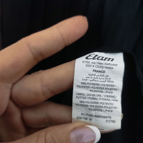 Etam evening party dress like new, size S, black