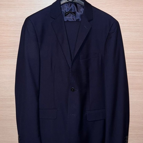 Prince Oliver Blue Black Suit new, size 50
