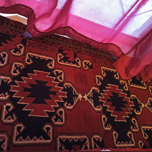 Handmade carpet Iran/Persia 1.37x0.85 with seal of authenticity