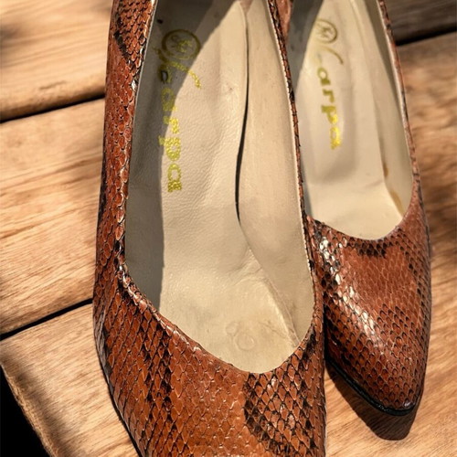 Scarpa 37 brown leather pumps like new