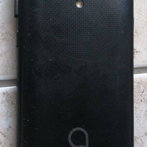Alcatel OneTouch 5003 mobile phone used, black