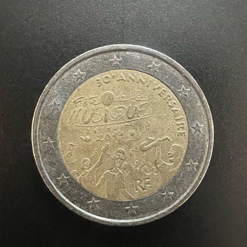 2 euro coin 2011 Fete de la Musique used