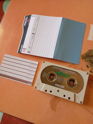 Maxell 60 Metal Cassette Tape used, Type IV, high resonanceproof