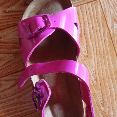 BioNatura pink sandals used No 30