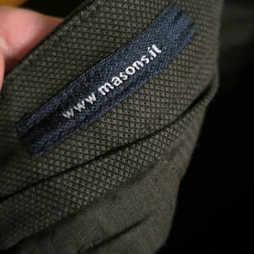Mason's men's fabric pants dark blue like new