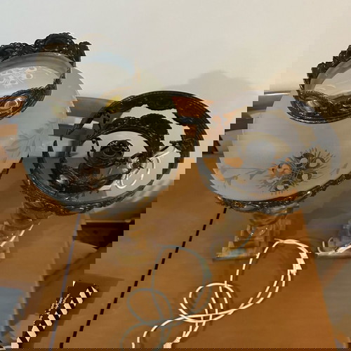 Φωτιστικά από αλάβαστρο μεταχειρισμένα, σετ 2 τεμαχίων