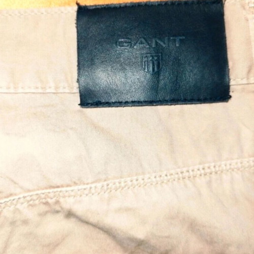 Gant five-pocket pants beige cream straight fit, like new, size S-M