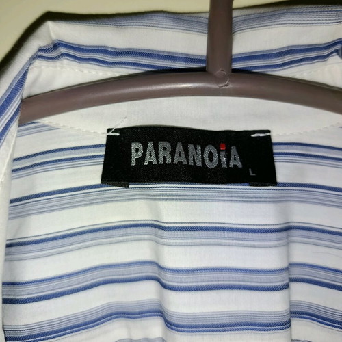 Paranoia striped shirt L like new, unworn